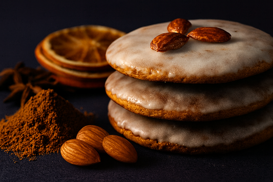 Carmalized Almonds Lebkuchen (4 Pieces)