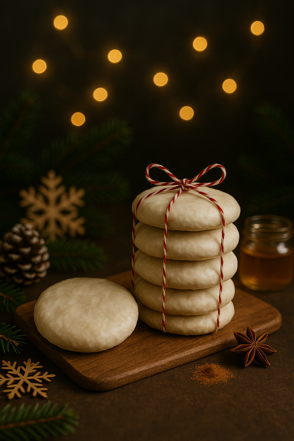 White Chocolate Lebkuchen (4 Pieces)
